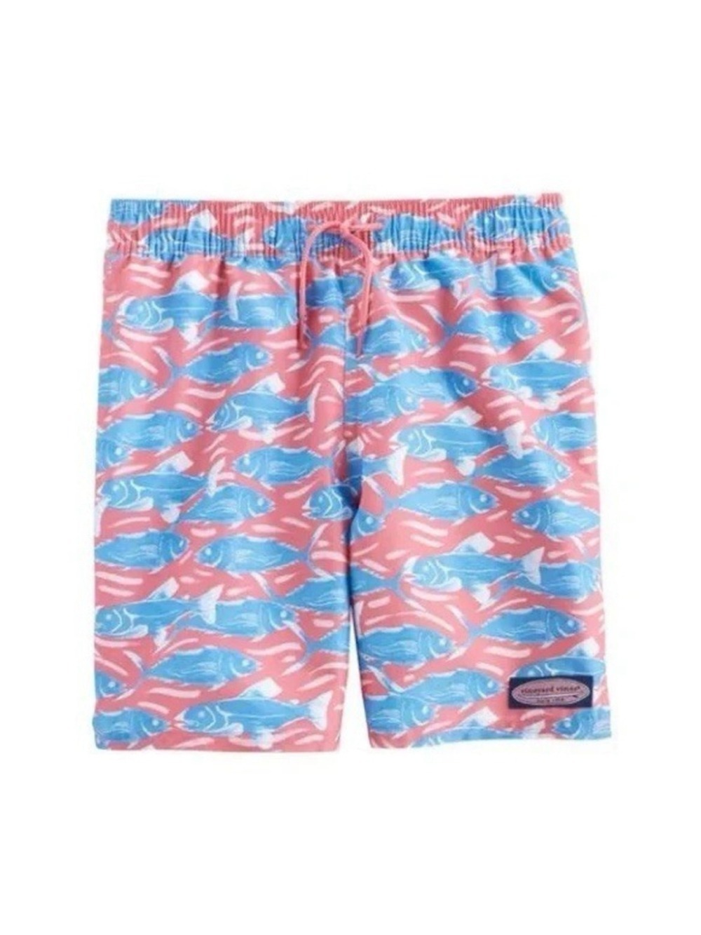 Vineyard Vines Swimming With The Fish Chappy Trunks Printed Preppy Summer